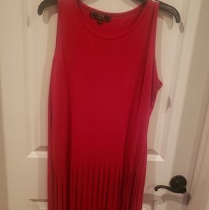 Womens tank with fringe